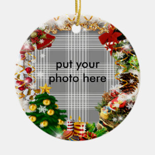 Round frame Ornament