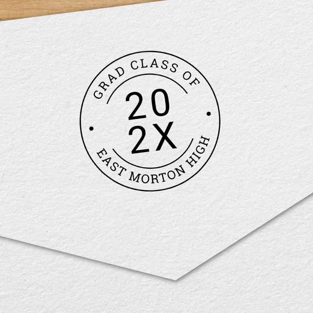 Round Graduation Class of 2026 Self-inking Stamp (Creator Uploaded)