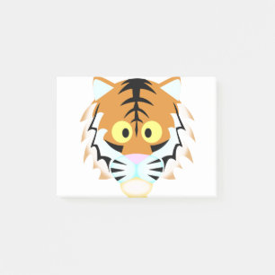Round Head Tiger Post-it Notes