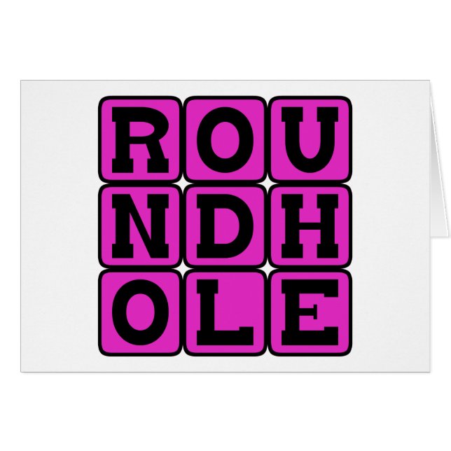 Round Hole, Square Peg (Front Horizontal)