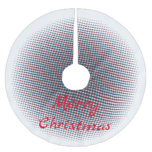 Round Hypnosis Circle Thunder_Cove Brushed Polyester Tree Skirt