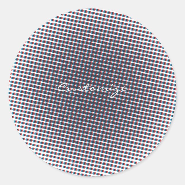 Round Hypnosis Circle Thunder_Cove Classic Round Sticker (Front)