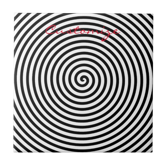 Round Hypnosis Spiral Thunder_Cove Tile (Front)