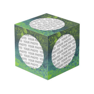 Round in Square Frame splatter 5 + your photo