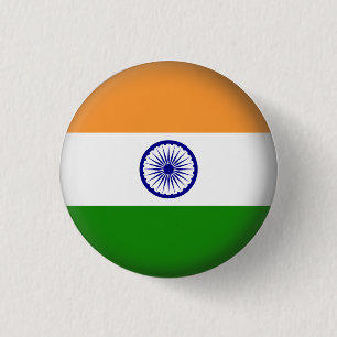 Round India 1 Inch Round Button