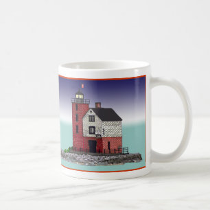 Round Island Lighthouse Coffee Mug