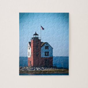 Round Island Lighthouse Jigsaw Puzzle