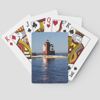 Round Island Lighthouse Mackinac Island Playing Cards