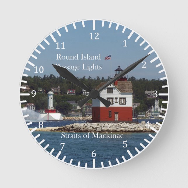 Round Island Passage Lights clock (Front)