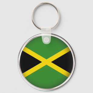 Round Jamaica Keychain
