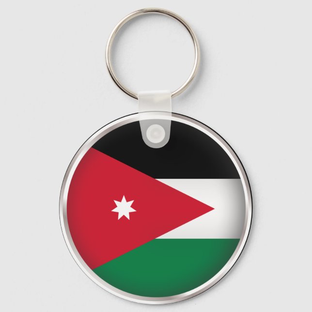 Round Jordan Keychain (Front)