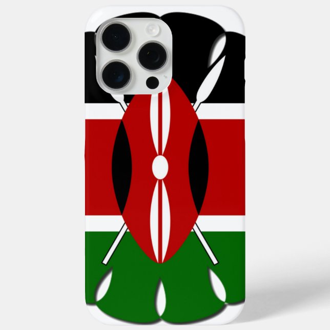Round Kenyan Motif: A National Symbol Case-Mate iPhone Case (Back)