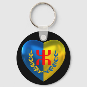 Round keyring, kabylie keychain