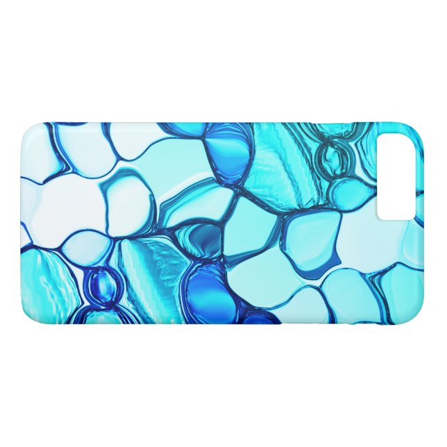 Round like stones in tones similar to aquamarine Case-Mate iPhone case (Back (Horizontal))