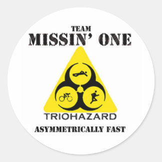 Round logo stickers