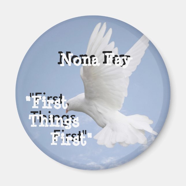 Round Magnet - Customized (Front)