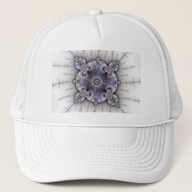 Round Mandelbrot - Fractal Trucker Hat (Front)