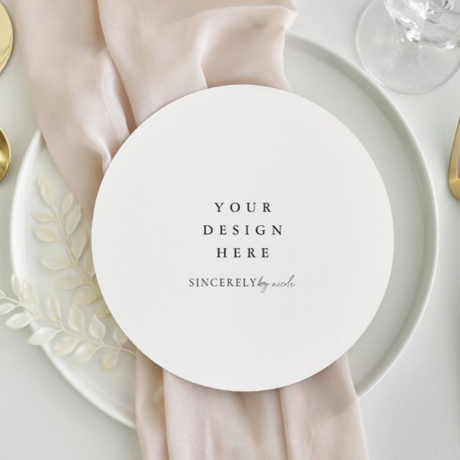 Round Menu Printing (Creator Uploaded)