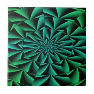 Round Optical Illusion Tile