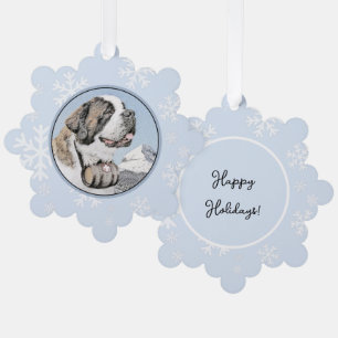 round ornament card