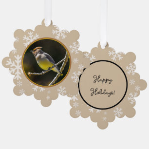 round ornament card