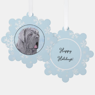 round ornament card