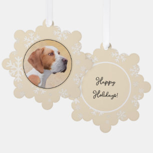 round ornament card