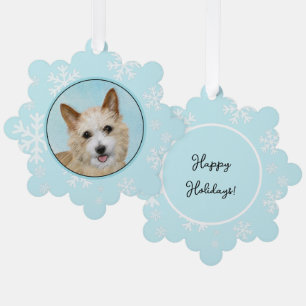 round ornament card