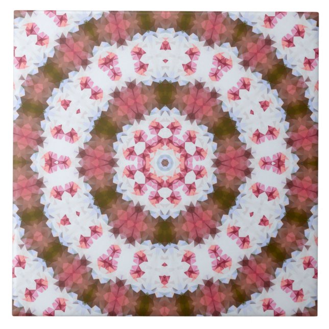 Round ornament ,mandala tile (Front)