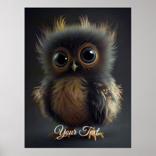 Round Owlet.  Poster