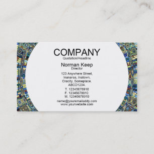 Round Panel - Ripples Business Card