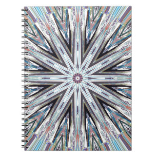 Round Pastel Mandala Notebook