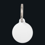 Round Pet Tag<br><div class="desc">Create your own personalizable, minimalist style which can be easily updated with your Photo and text. If you need any help personalizing this product, please contact me using the message button below and I will be happy to help.</div>