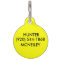 Round Pet Tag