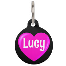 Round Pet Tag