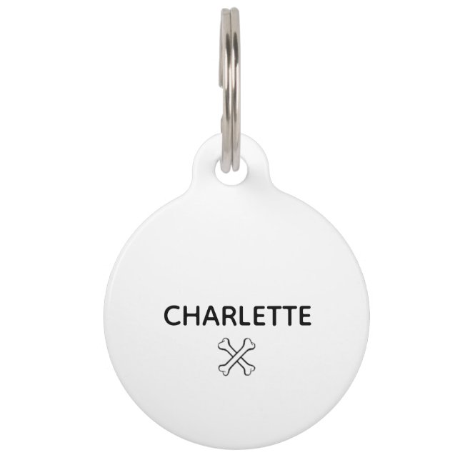 Round Pet Tag (Front)