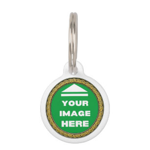 Round Pet Tag - Personalized - Add Image / Text