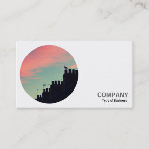 Round Photo - Morning Business Card