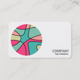 Round Photo - Round Colour Abstract 160422(04) Business Card