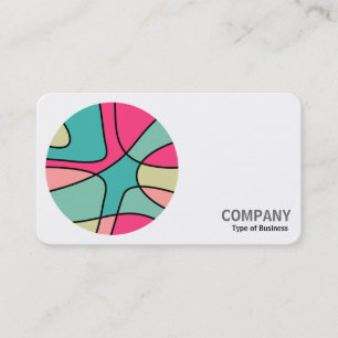 Round Photo - Round Colour Abstract 160422(05) Business Card