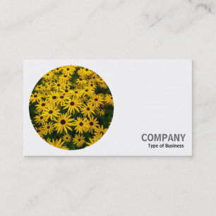 Round Photo - Rudbeckias Business Card