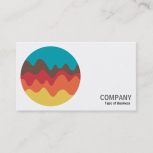 Round Photo - Sound Sketch 08 Business Card