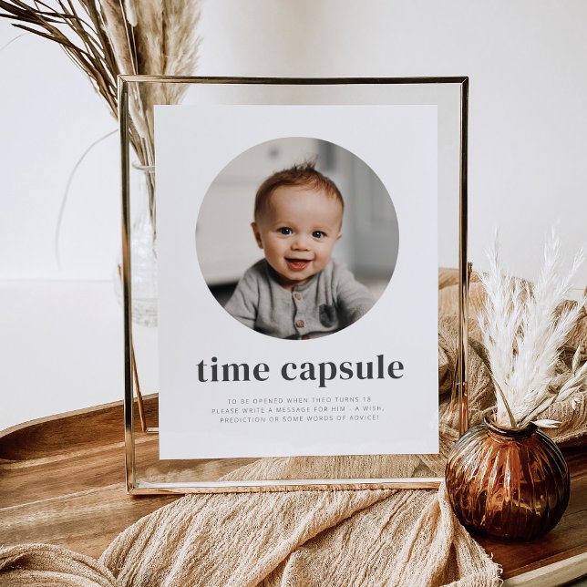 Round Photo Time Capsule Poster (Creator Uploaded)