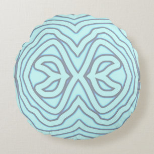 Round Pillow, Classic fabric print pattern design Pillow