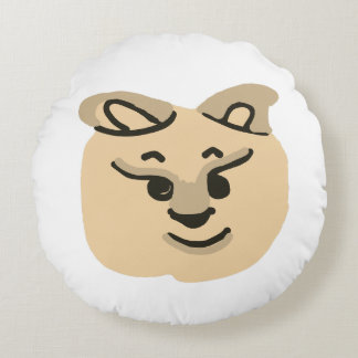 Round Pillow Cute Palm