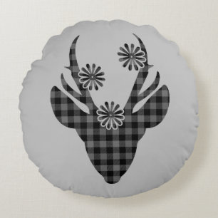 Round Pillow-Holiday Deer Pillow