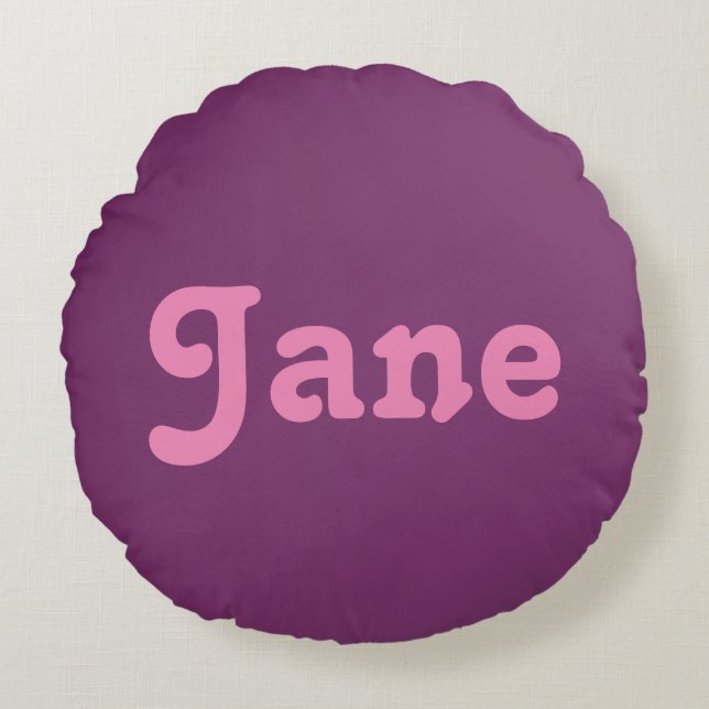 Round Pillow Jane (Front)