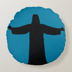 Round Pillow  jesus christ 