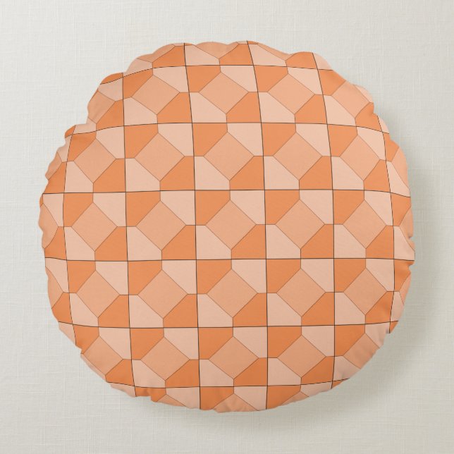 Round Pillow - Optical Spindles (Front)
