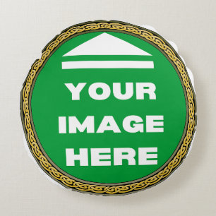 Round Pillow - Personalized - Add Image / Text
